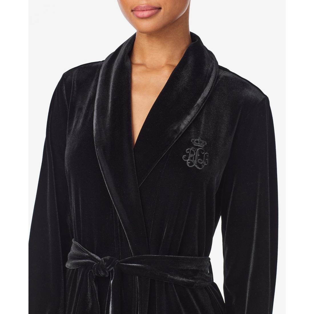 'Long Sleeves Shawl Collar Robe' pour Femmes