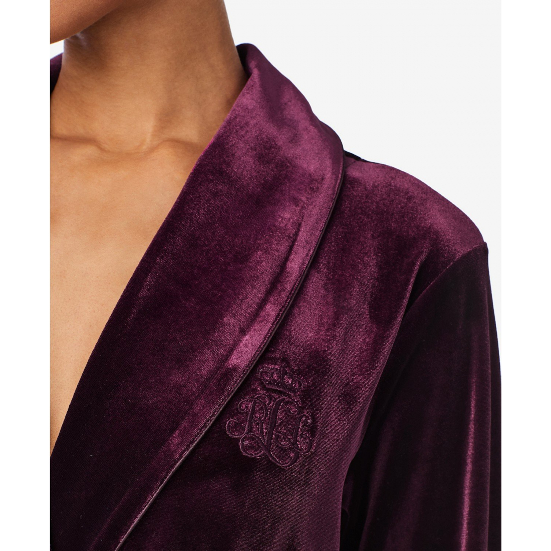 'Long Sleeves Shawl Collar Robe' pour Femmes