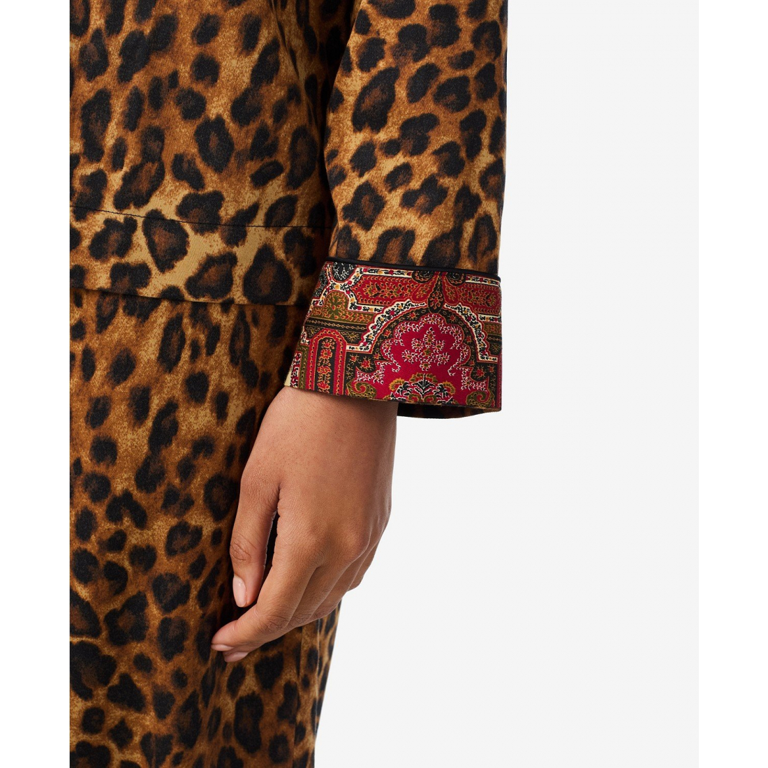 'Long Sleeves Notch Collar Pajama Set' pour Femmes