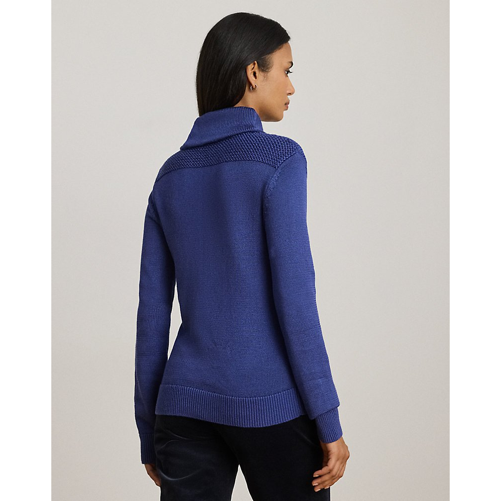 'Buckle-Trim Cotton-Blend Sweater' pour Femmes