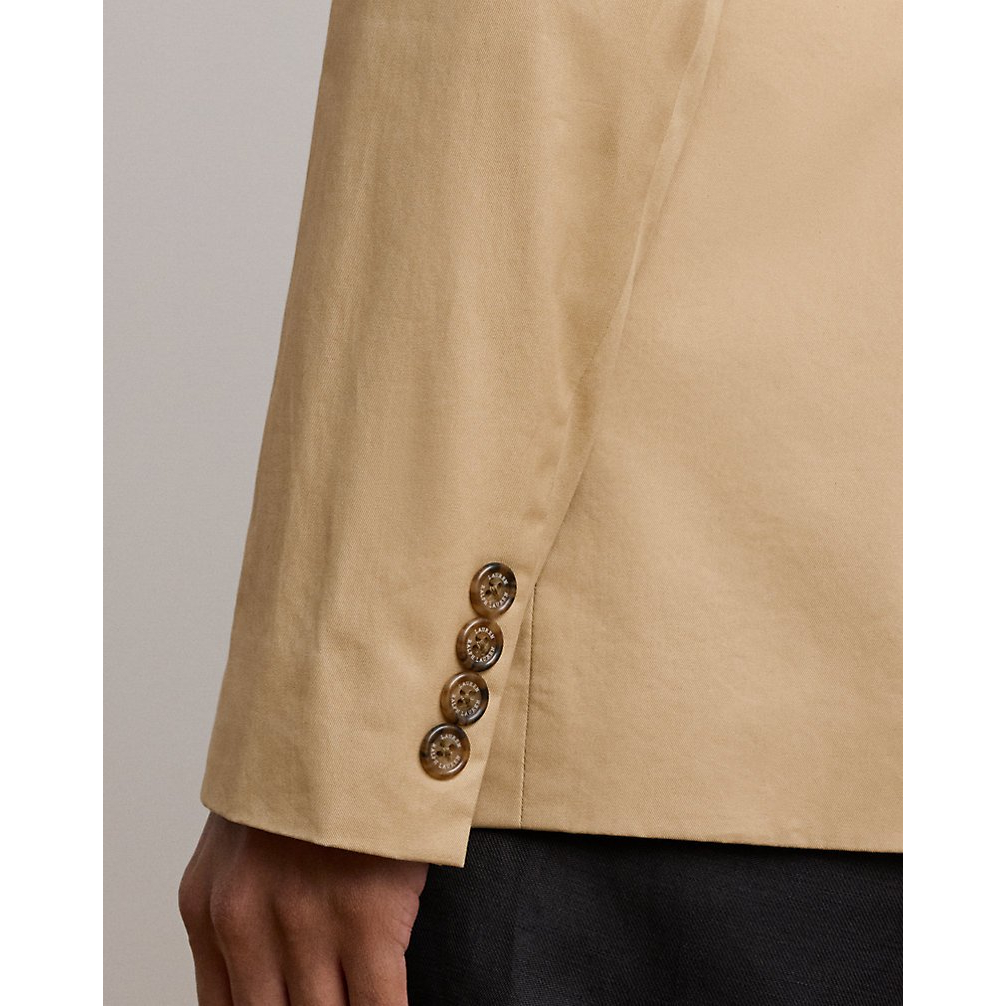 'Double-Breasted Cotton Twill Blazer' pour Femmes