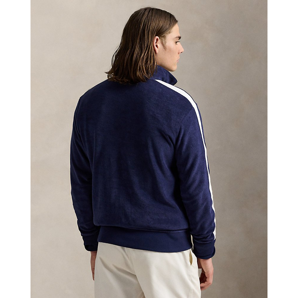 'Embroidered Terry Track Jacket' pour Hommes