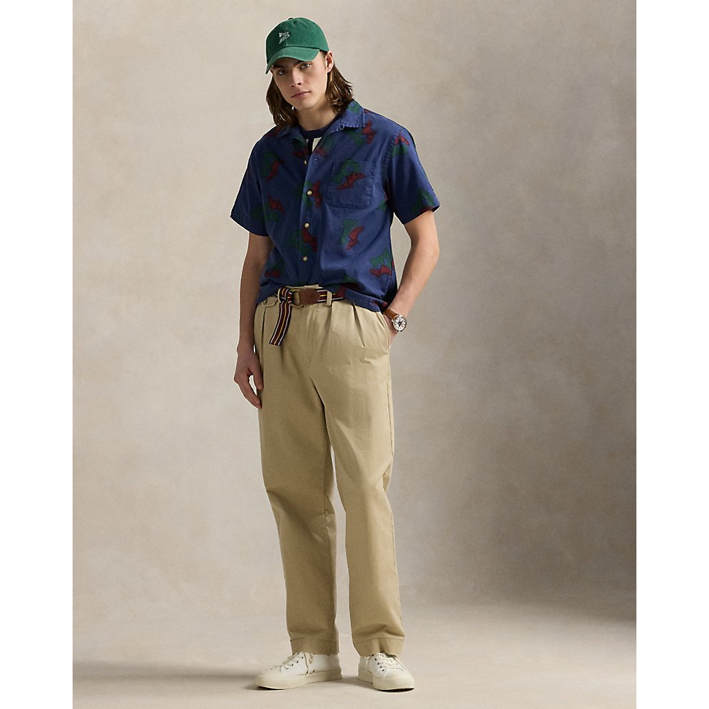 'Classic Fit P-Wing Camp Shirt' pour Hommes