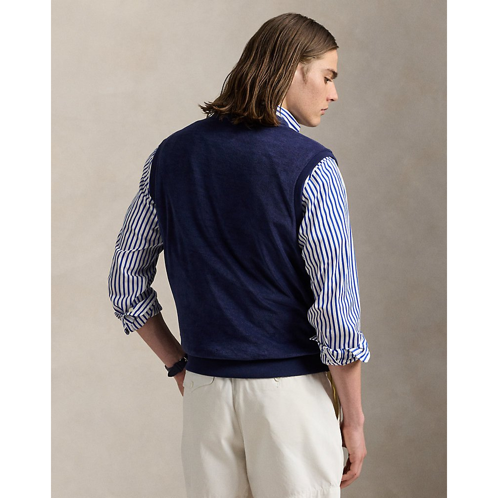 'Embroidered Terry Vest' pour Hommes