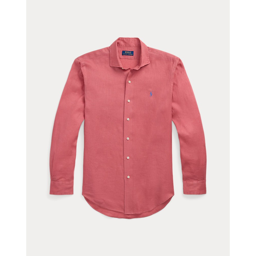 'Classic Fit Houndstooth Linen Shirt' pour Hommes