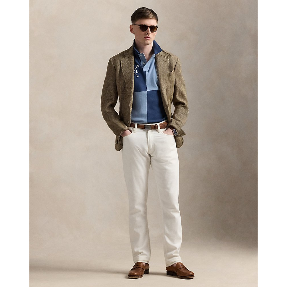 'Classic Fit Big Pony Mesh Polo Shirt' pour Hommes