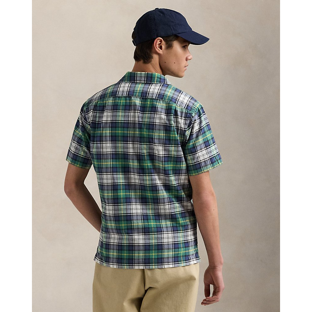 Men's 'Classic Fit Madras Camp Shirt'