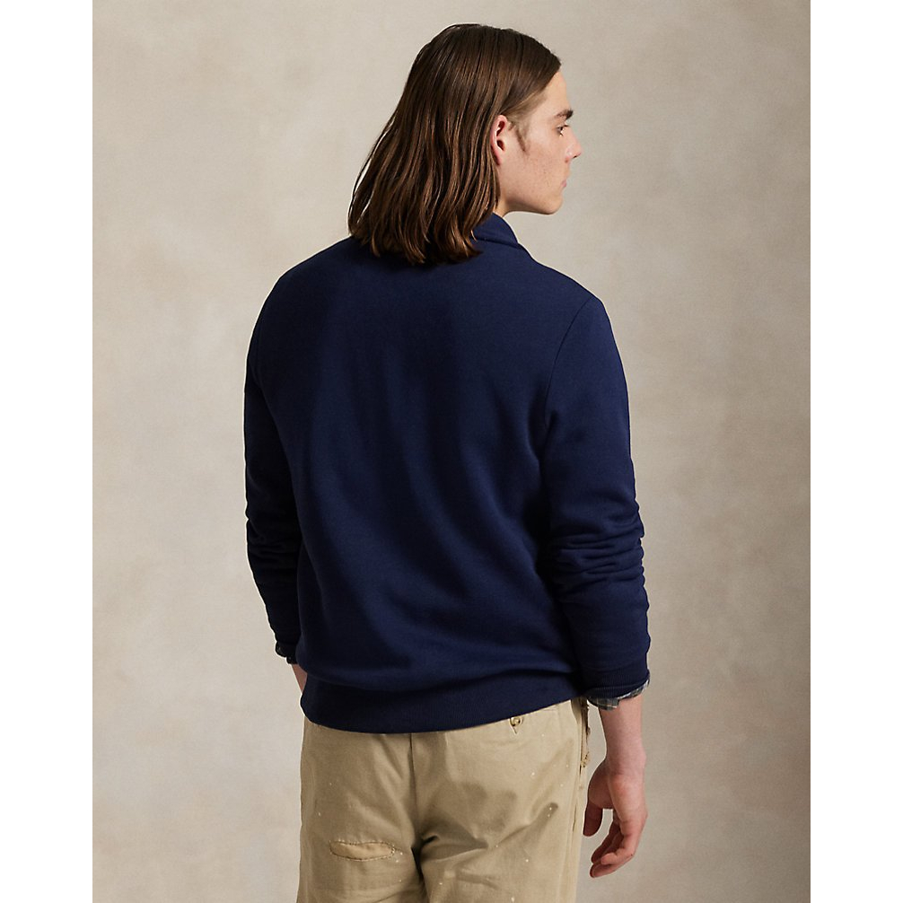 'Logo Fleece Collared Sweatshirt' pour Hommes