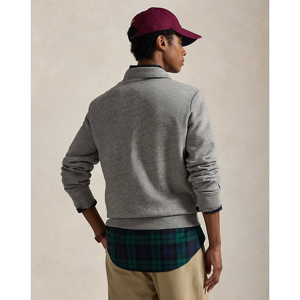 'Logo Fleece Collared Sweatshirt' pour Hommes