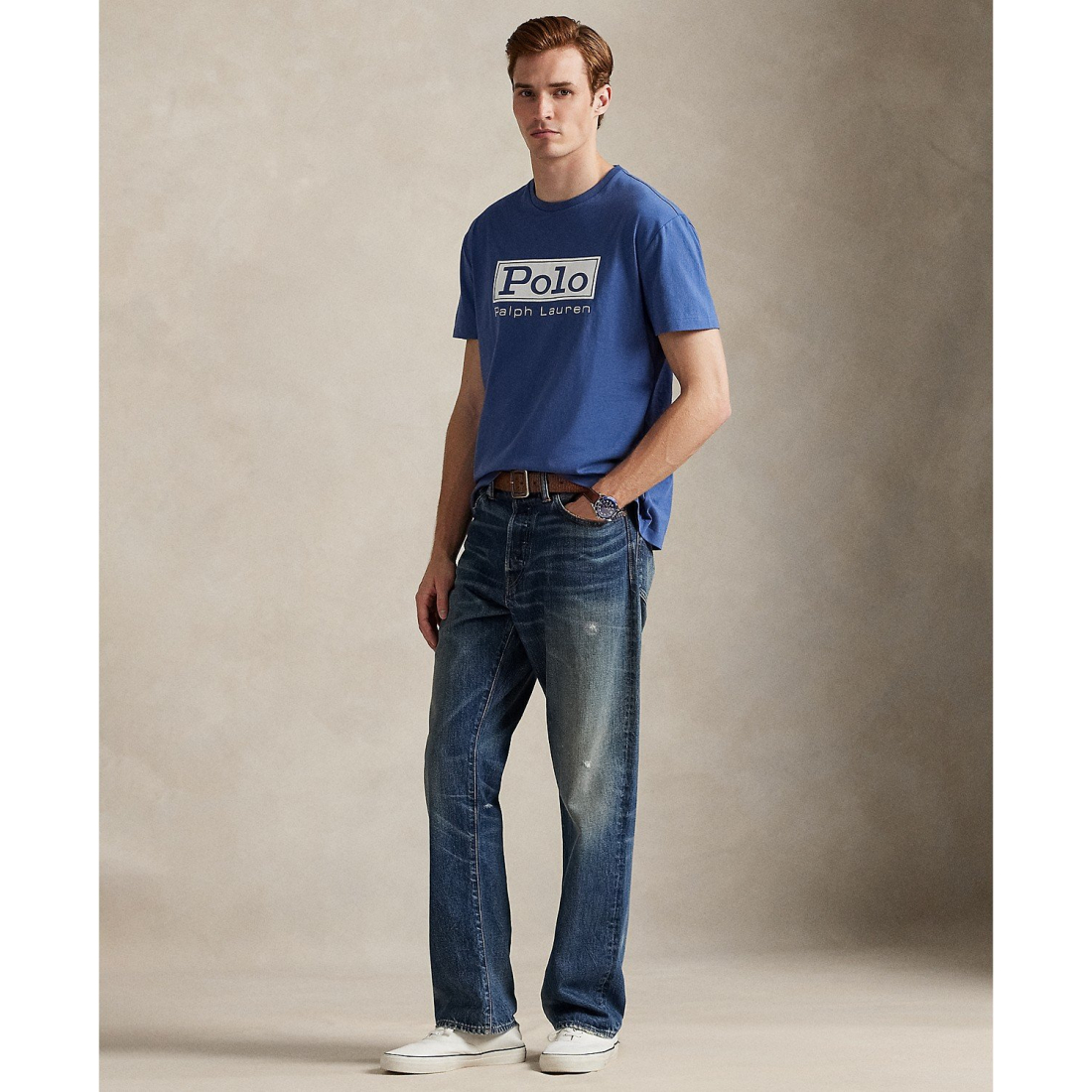 'Classic-Fit Jersey Graphic T-Shirt' pour Hommes