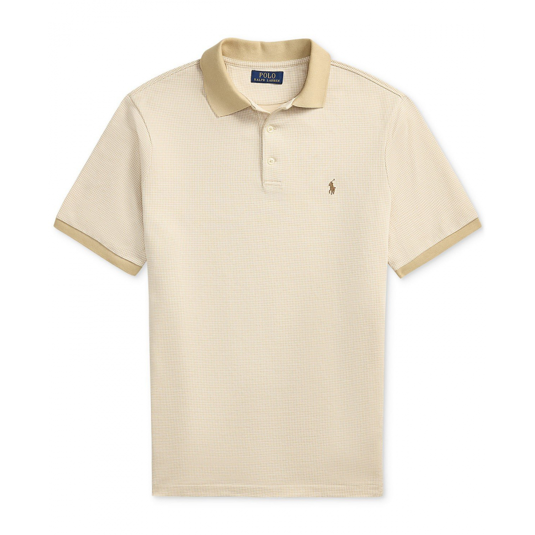 'Classic Houndstooth Jersey Polo Shirt' pour Hommes