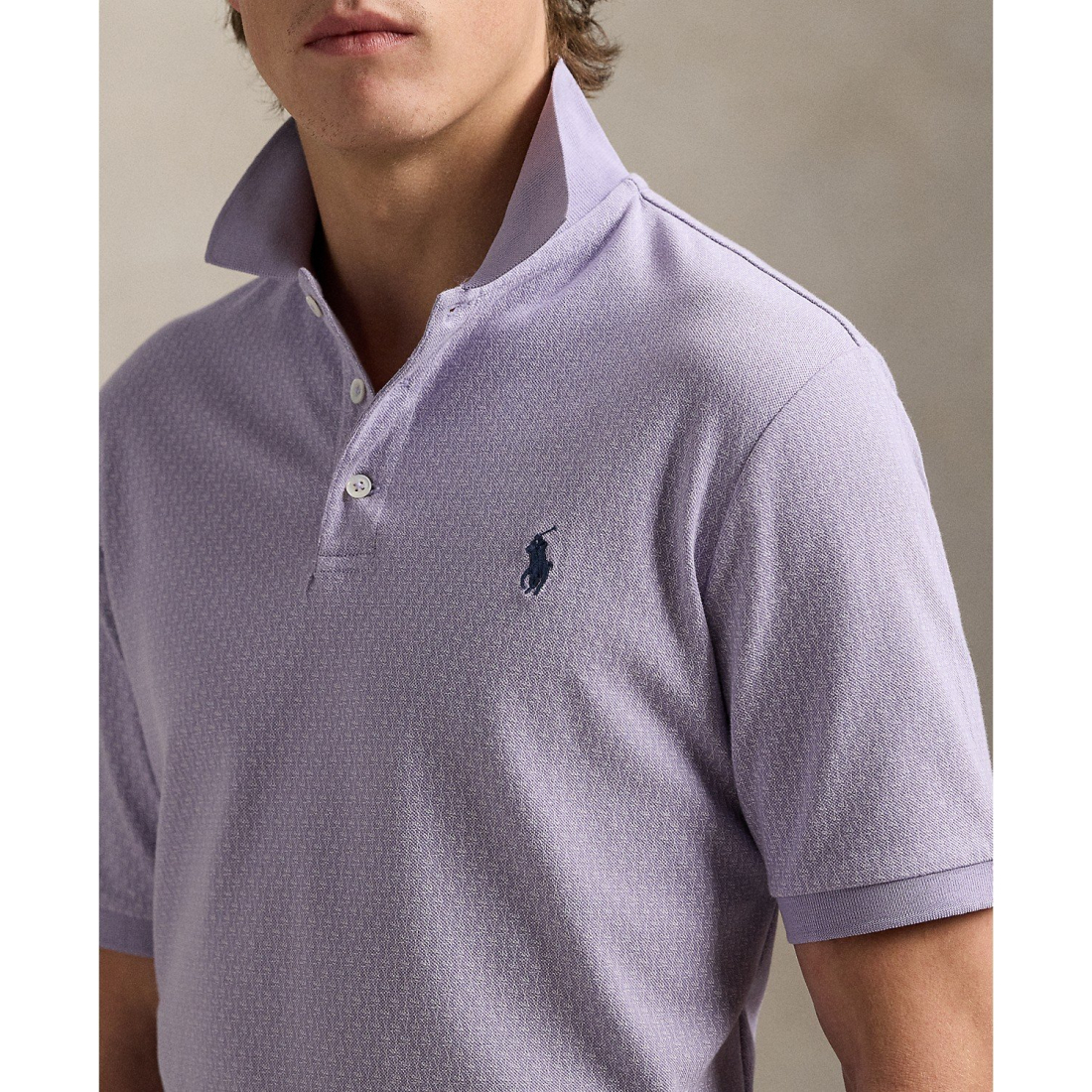 'Classic-Fit Stretch Mesh Polo Shirt' pour Hommes