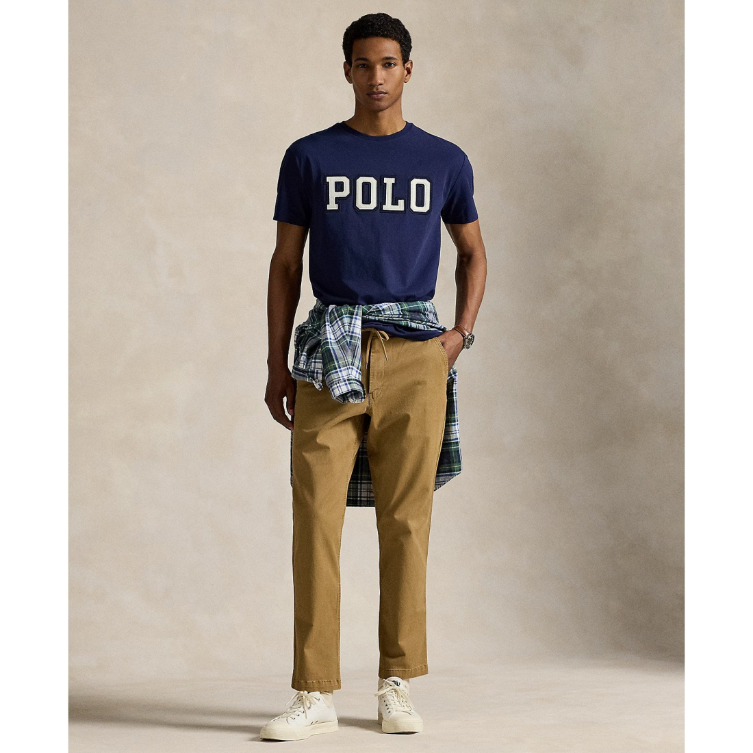 'Classic-Fit Logo Jersey T-Shirt' pour Hommes