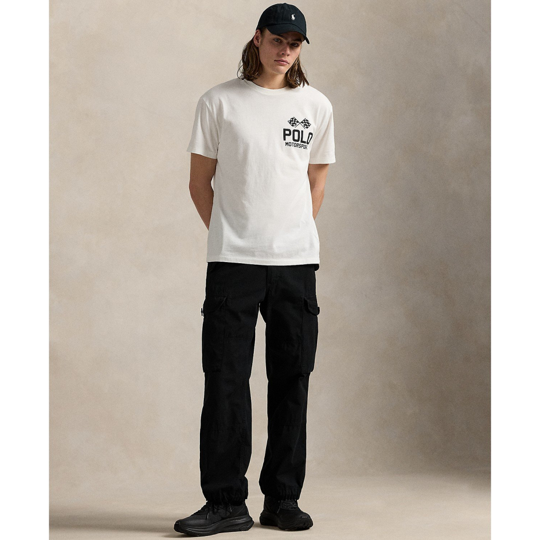 'Classic-Fit Slub Jersey Graphic T-Shirt' pour Hommes