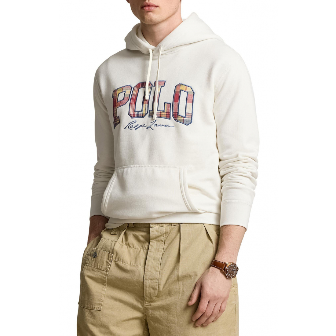 'Logo Appliqué Hoodie' pour Hommes