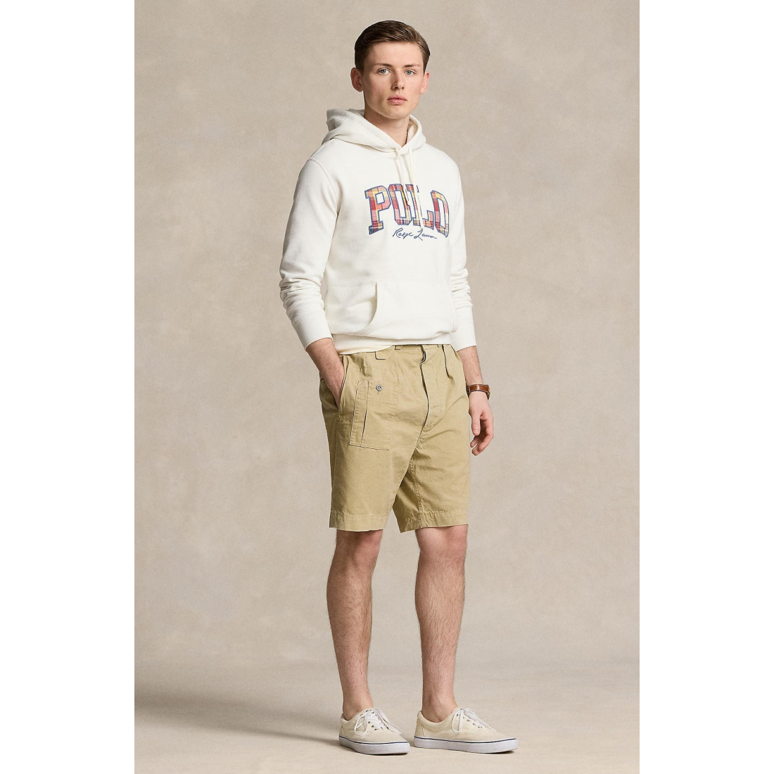 'Logo Appliqué Hoodie' pour Hommes