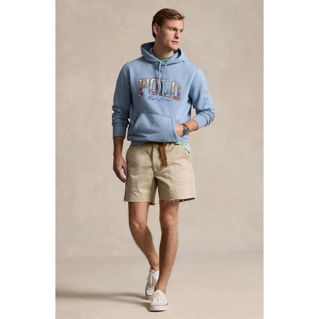 'Logo Appliqué Hoodie' pour Hommes