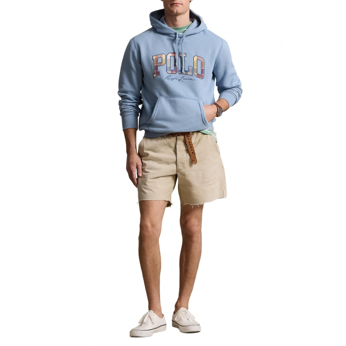 'Logo Appliqué Hoodie' pour Hommes