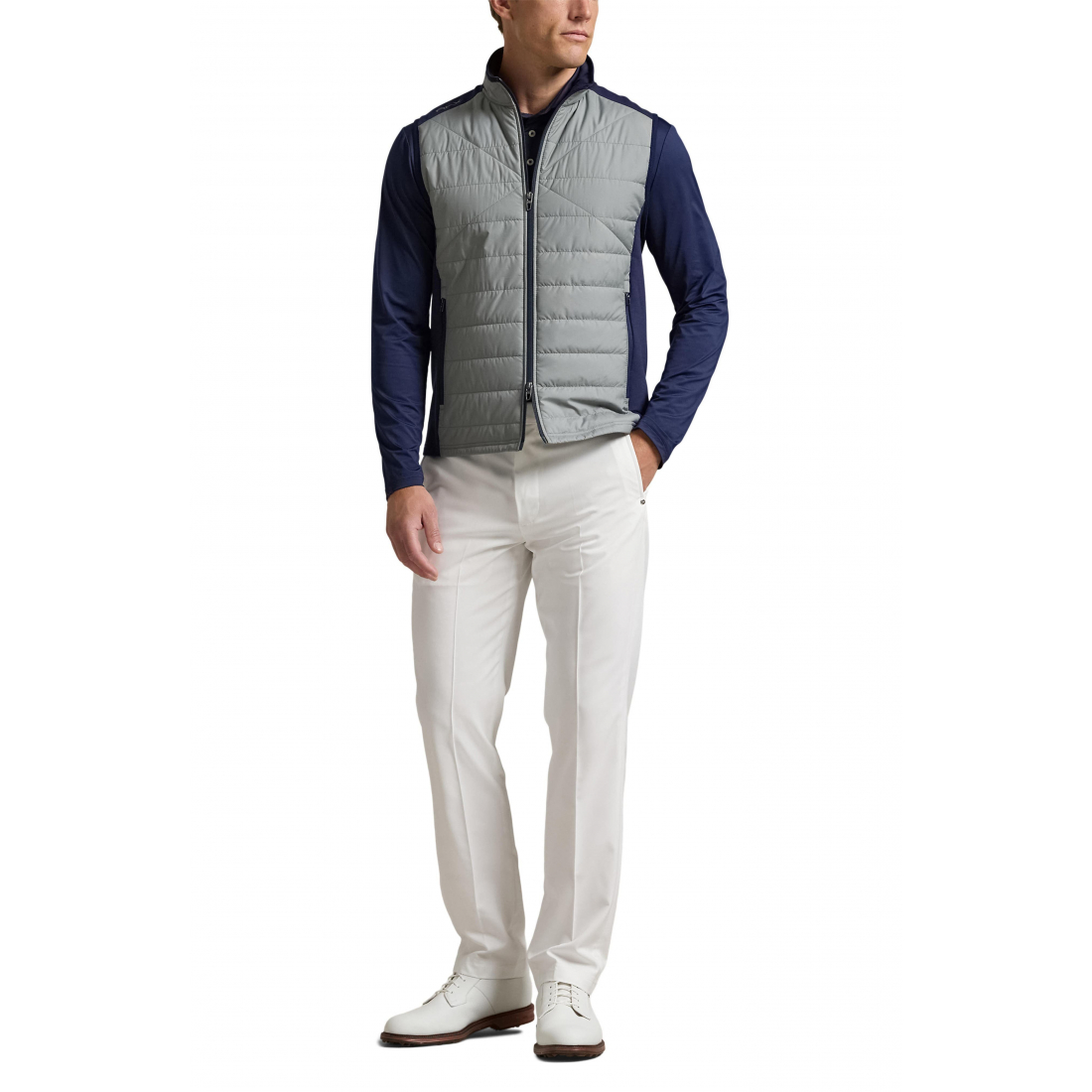 Gilet 'Performance Quilted Mixed Media' pour Hommes