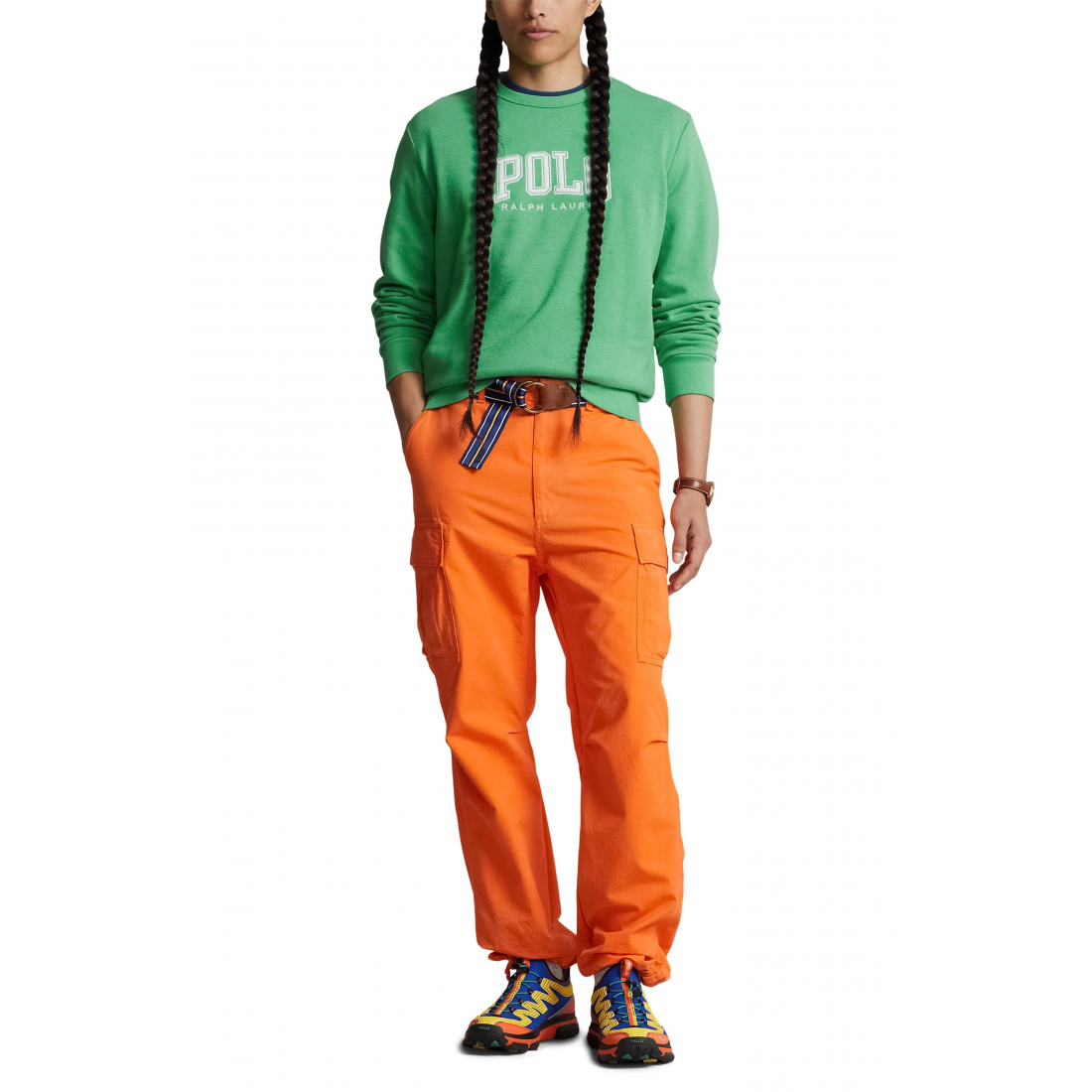 'Logo Fleece Sweatshirt' pour Hommes