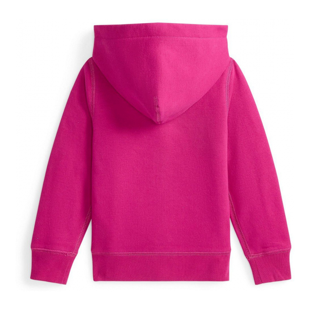 'Toddler Girls Fleece Full-Zip Hoodie'
