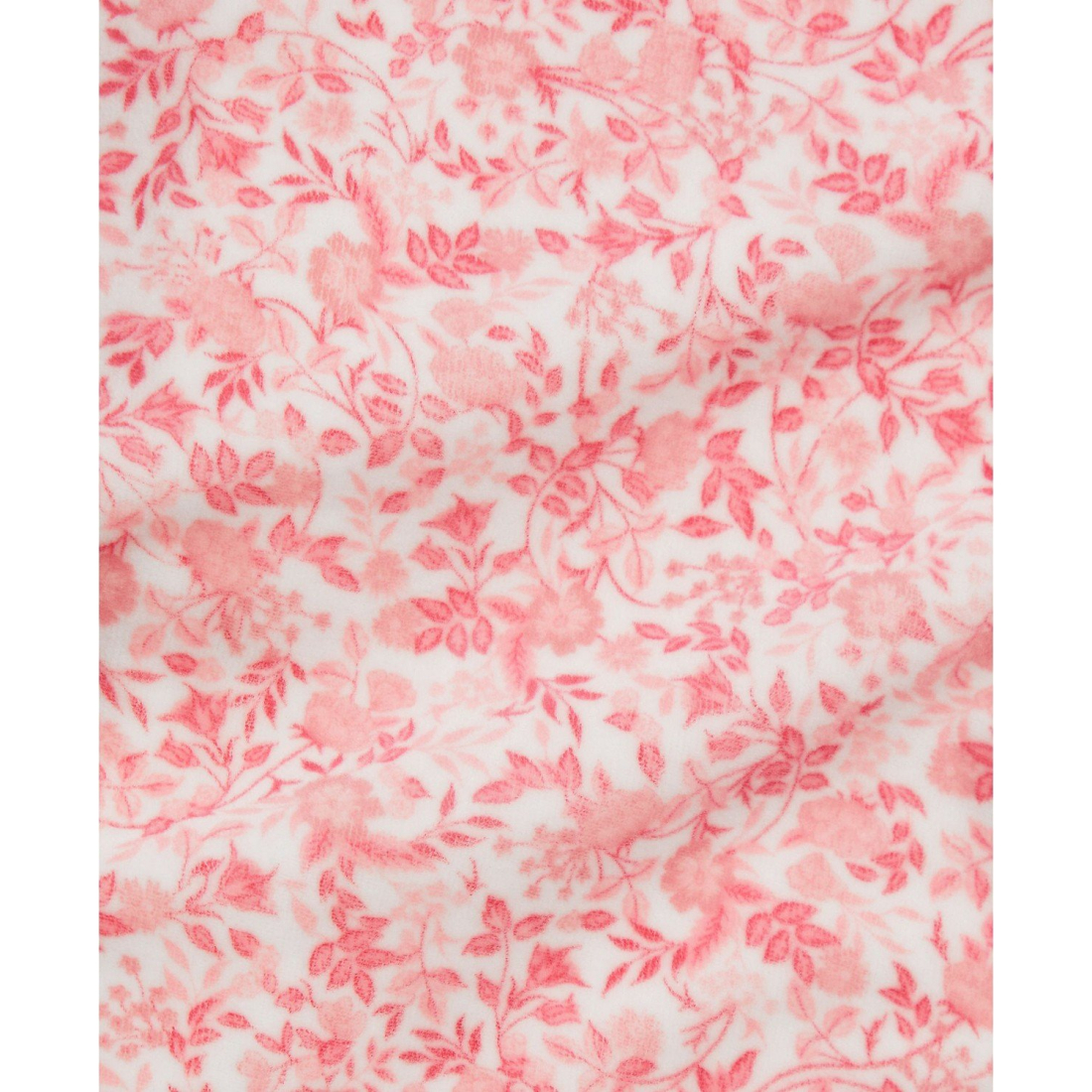 'Baby Girls Floral Velour Coverall'