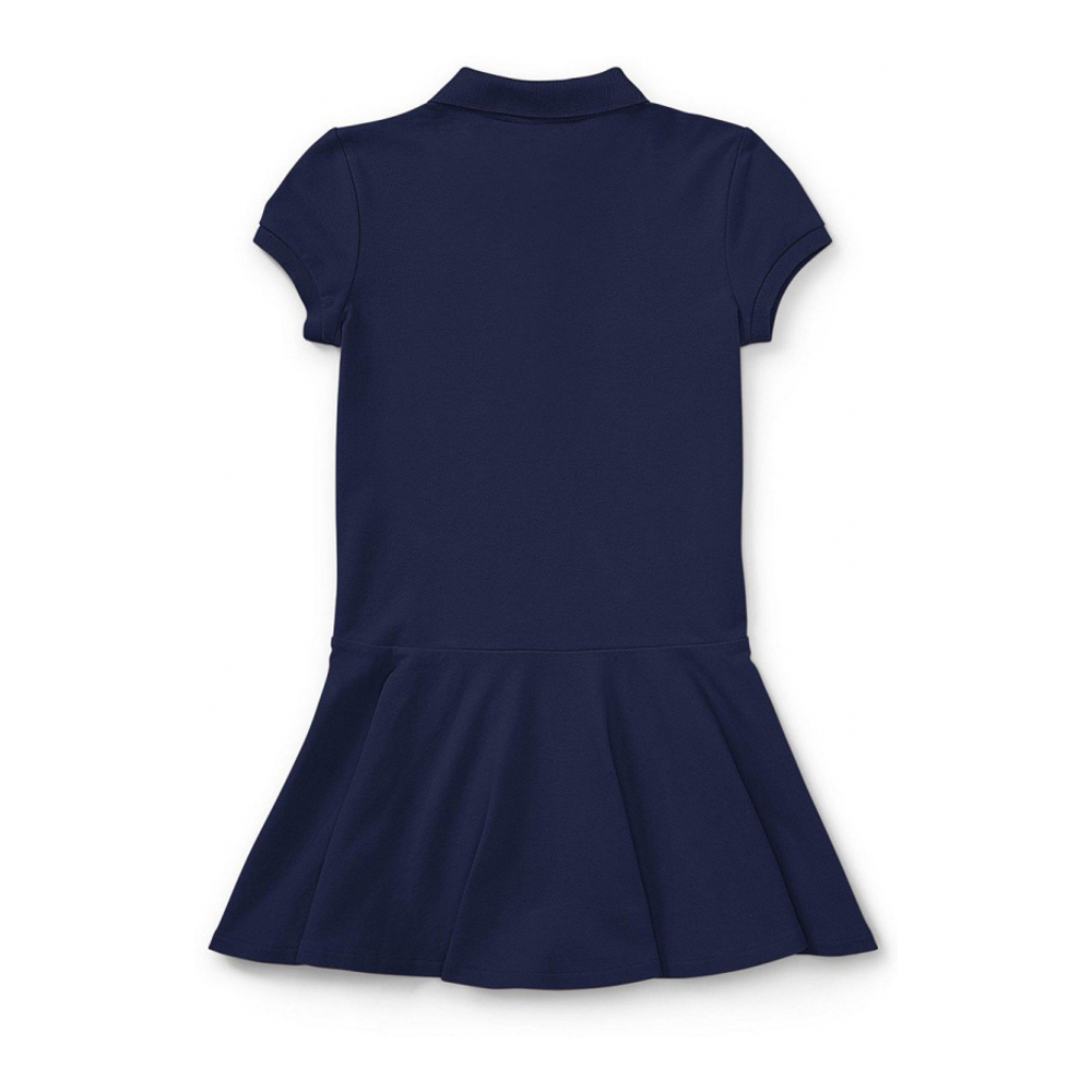 'Girls 7-16 Cotton Mesh Short-Sleeve Polo Dress'