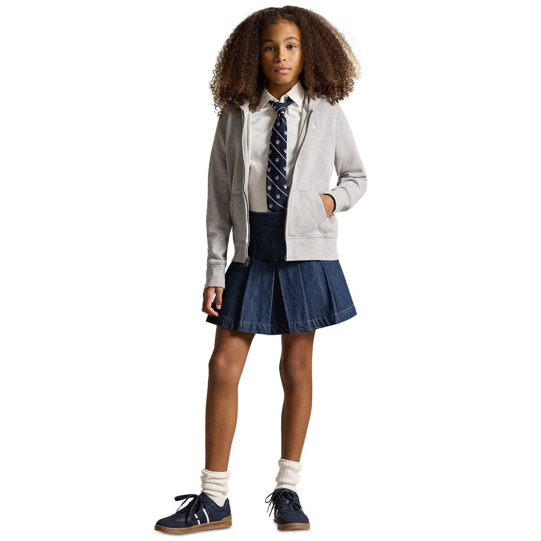 'Girls 7-16 French Terry Full-Zip Hoodie'