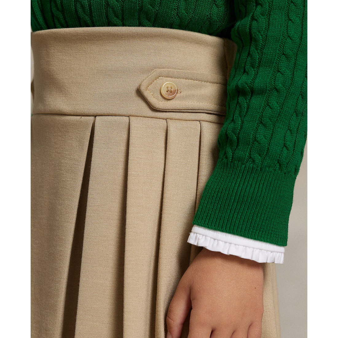 'Girls 2T-6X Pleated Ponte Skort'