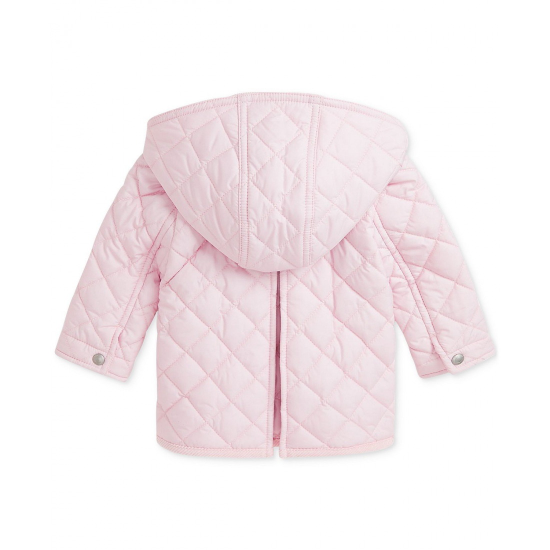 'Baby Girls Quilted Hooded Coat'