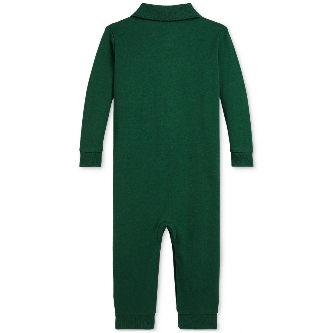'Baby Cotton Polo Coverall'