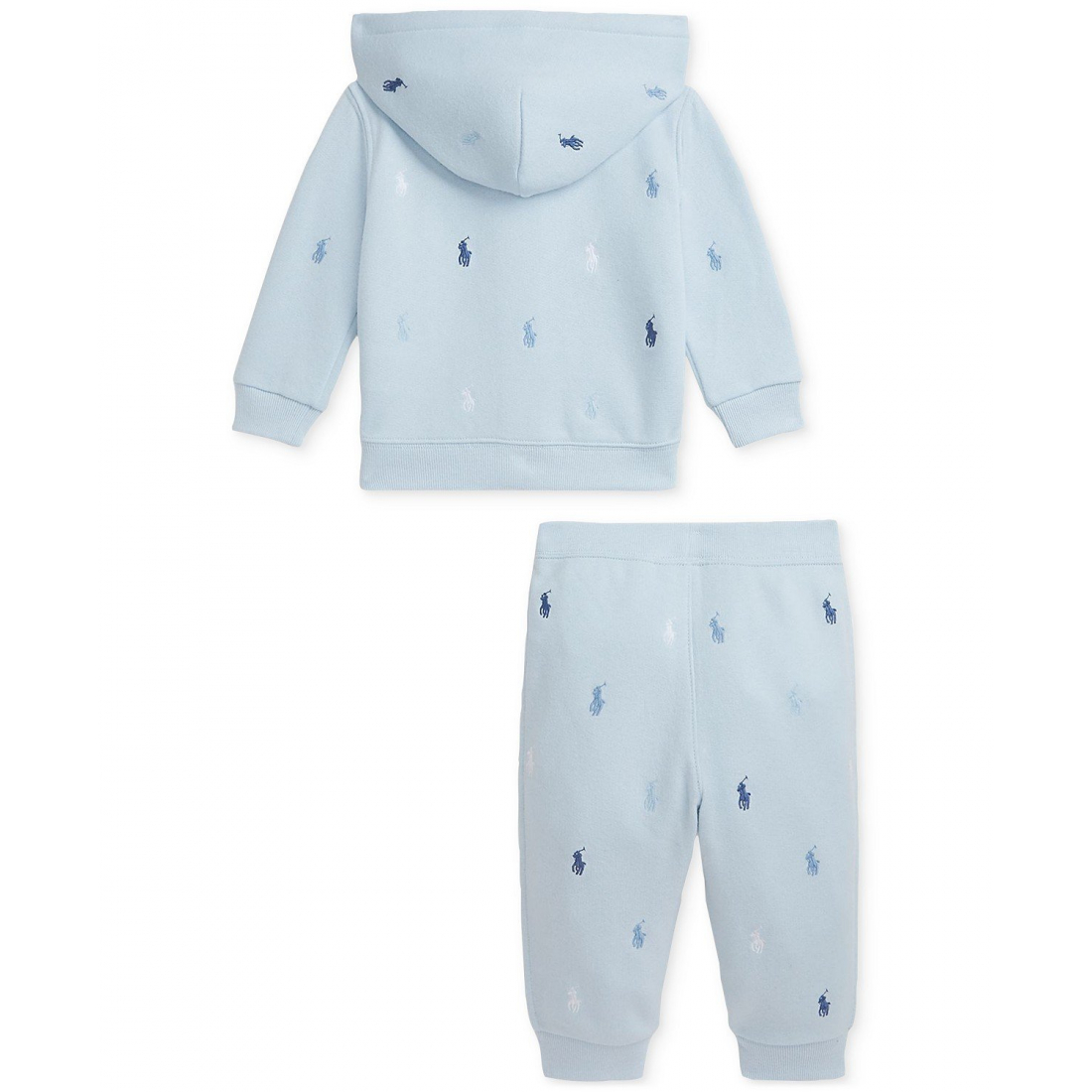 'Baby Embroidered Hoodie & Pant Set'