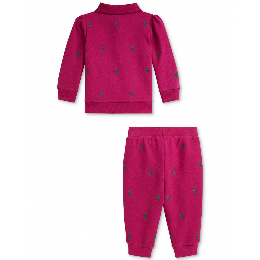 'Baby Girls Fleece Sweatshirt & Pant Set'