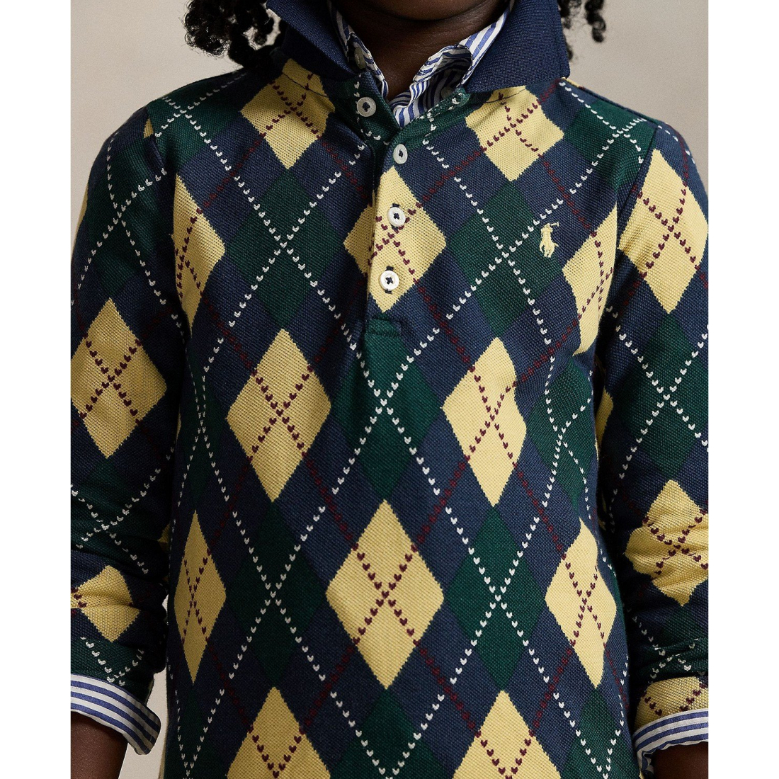 'Girls' 2T-6X Printed Polo Dress'