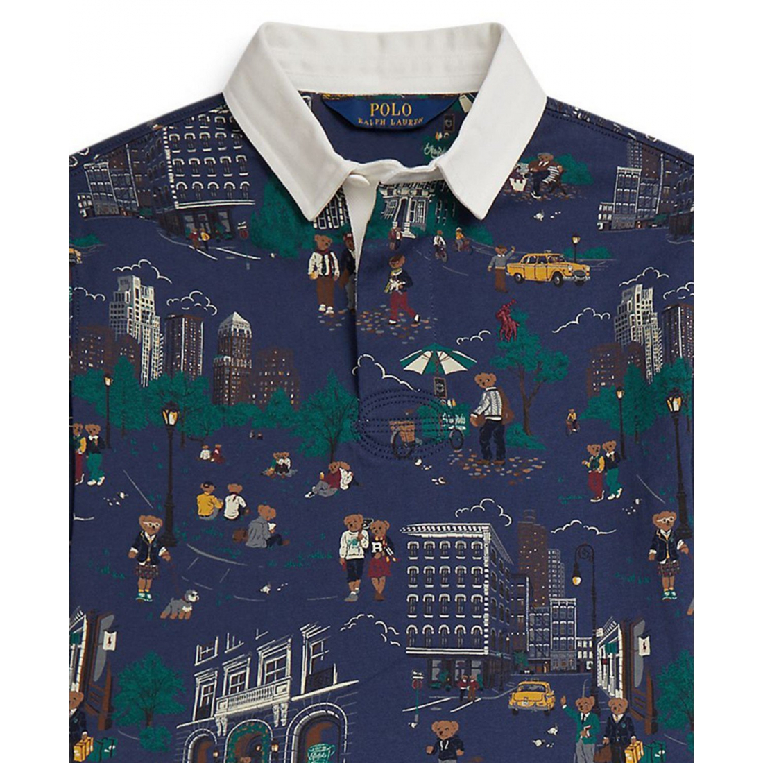 'Girls' 7-16 Boxy-Fit Rugby Shirt and Wrap-Effect Skort, 2-Piece '