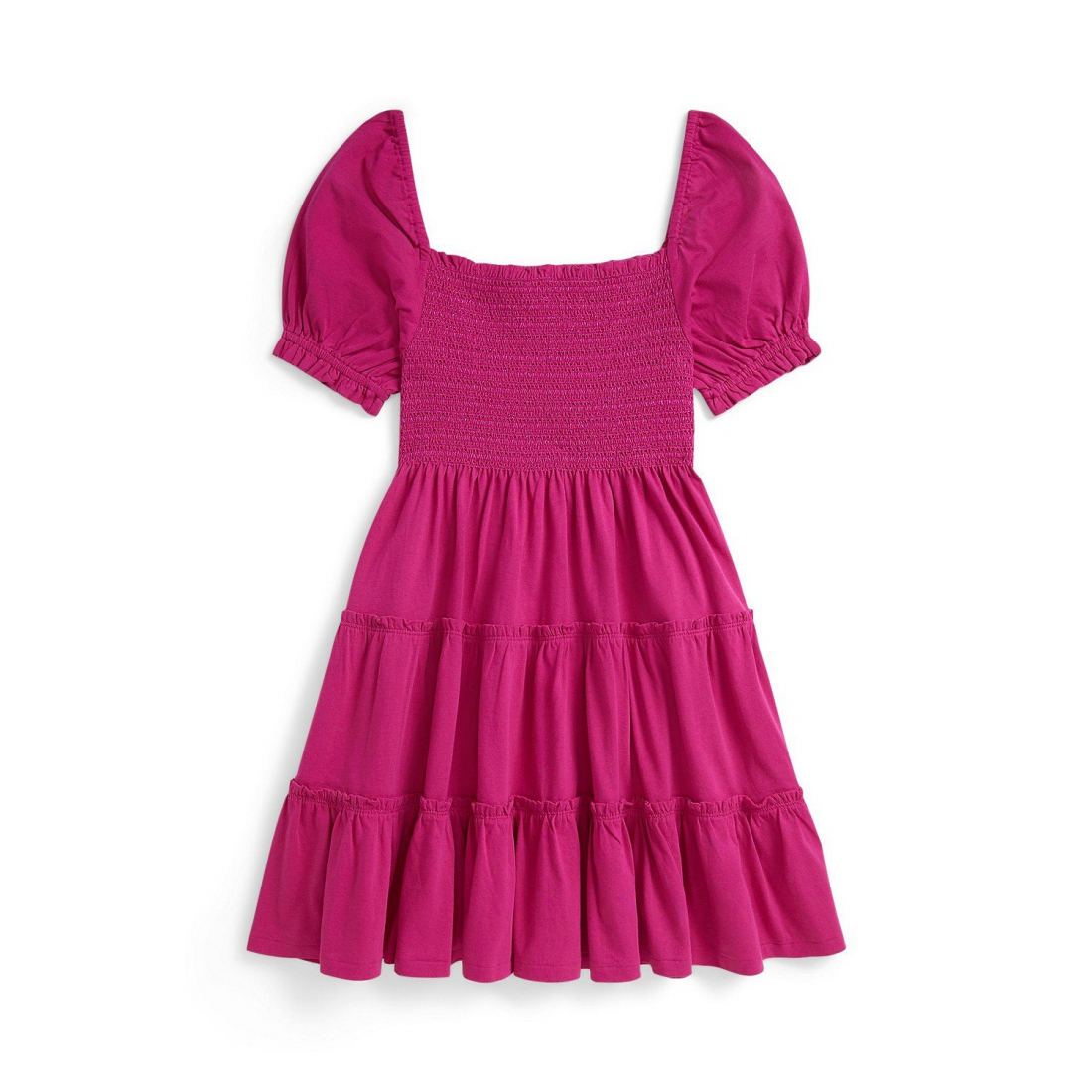 'Girls' 7-16 Smocked Tiered Dress'