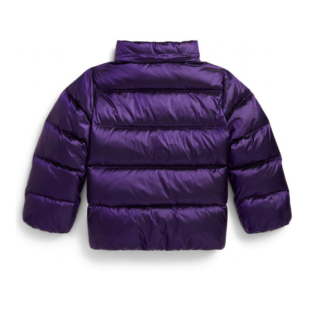 'Girls' 2T-6X Metallic Long-Sleeve Hooded Jacket'