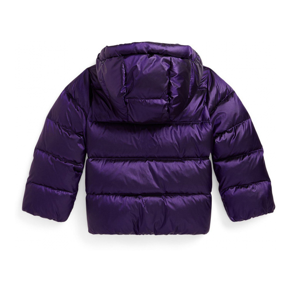 'Girls' 2T-6X Metallic Long-Sleeve Hooded Jacket'