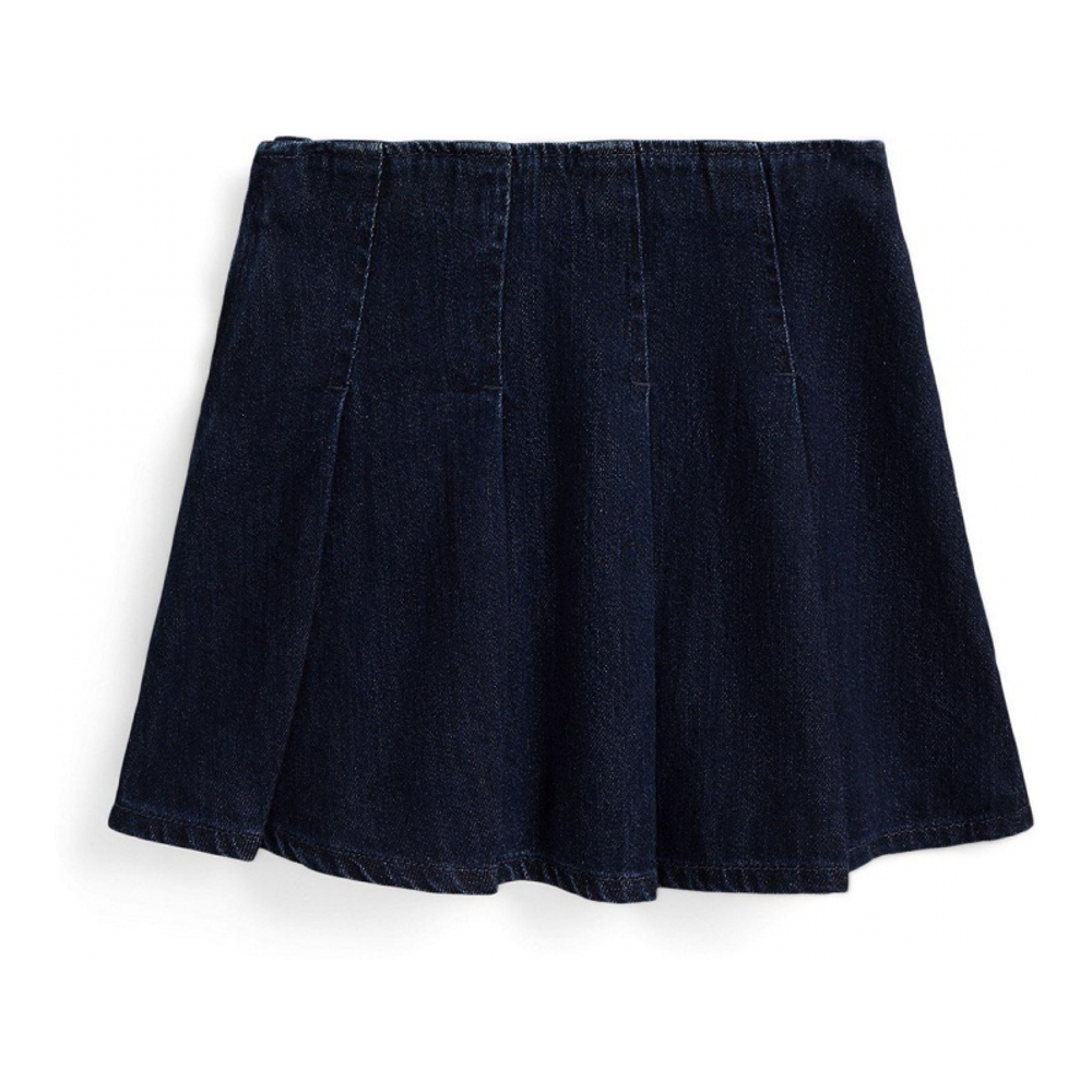 'Girls' 2T-6X Zipper Pleated Skirt'