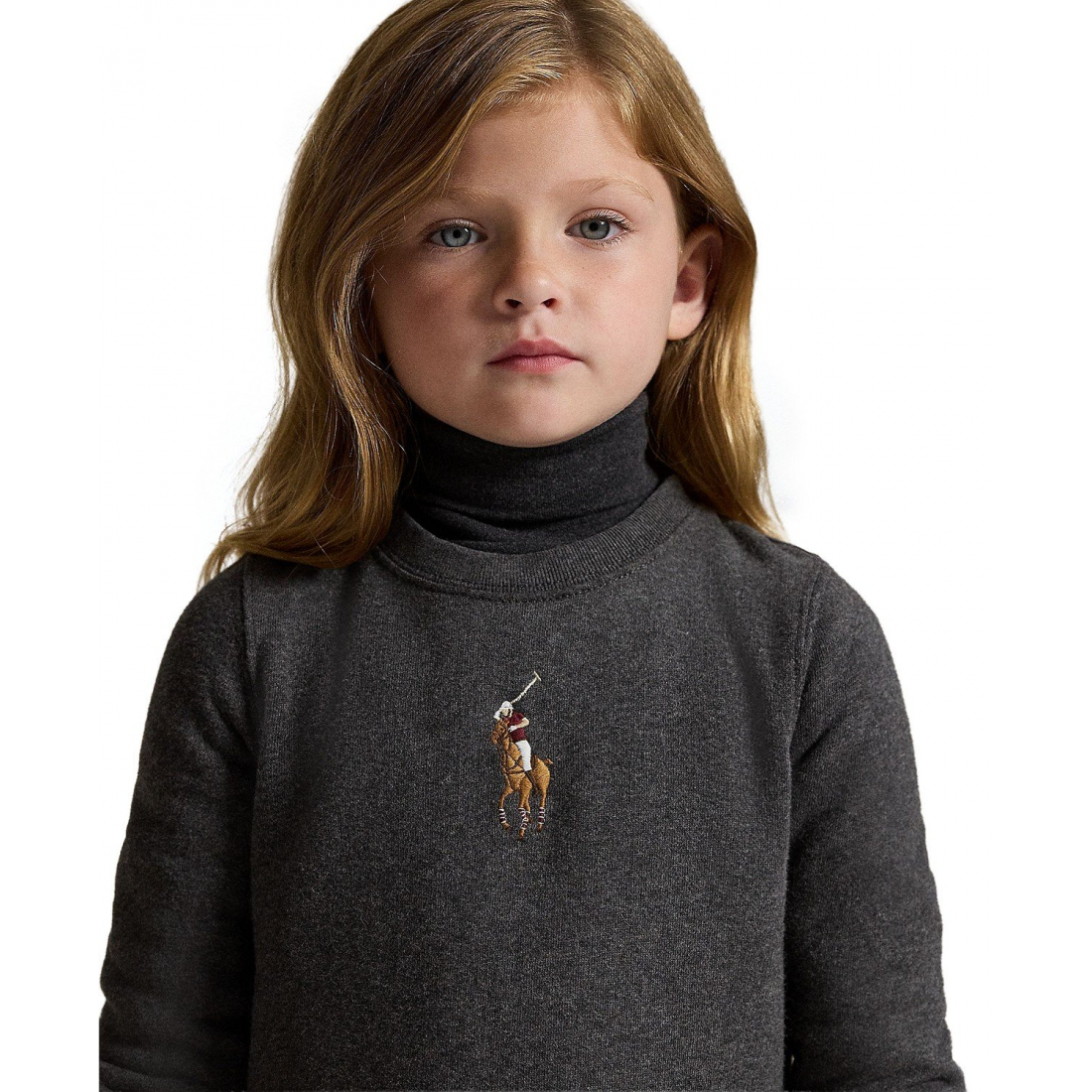'Girls' 2T-6X Big Pony Pull-on Sweatshirt Dress'
