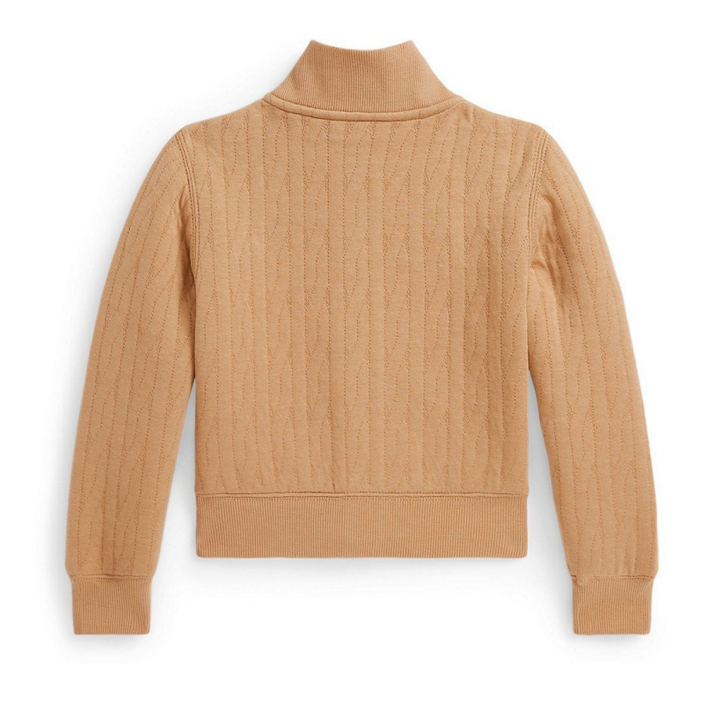 'Girls' 2T-6X Collar Quilted Jacket'