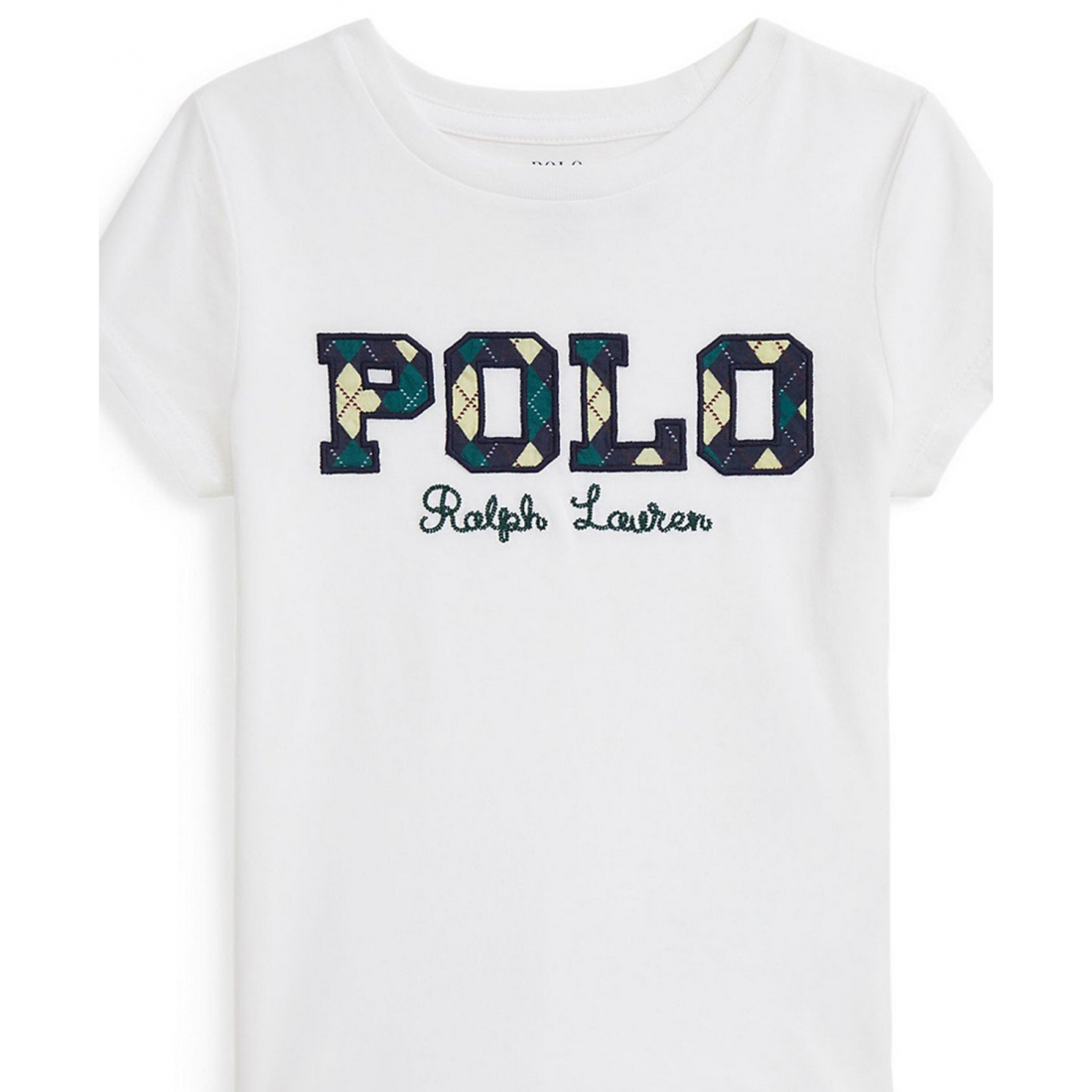 'Girls' 2T-6X Logo Detail T-Shirt'