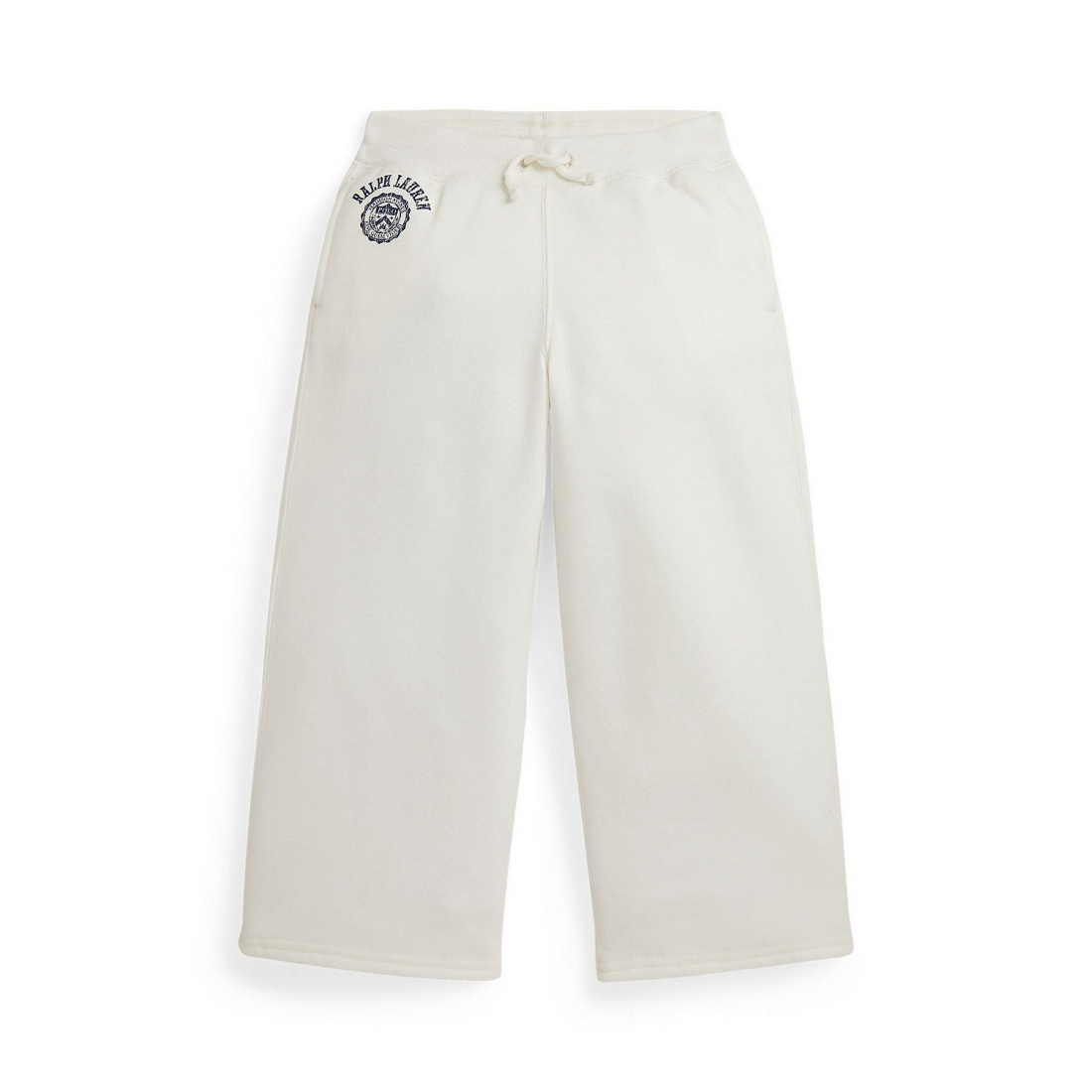'Girls' 2T-6X Logo Crest Wide-Leg Pants'