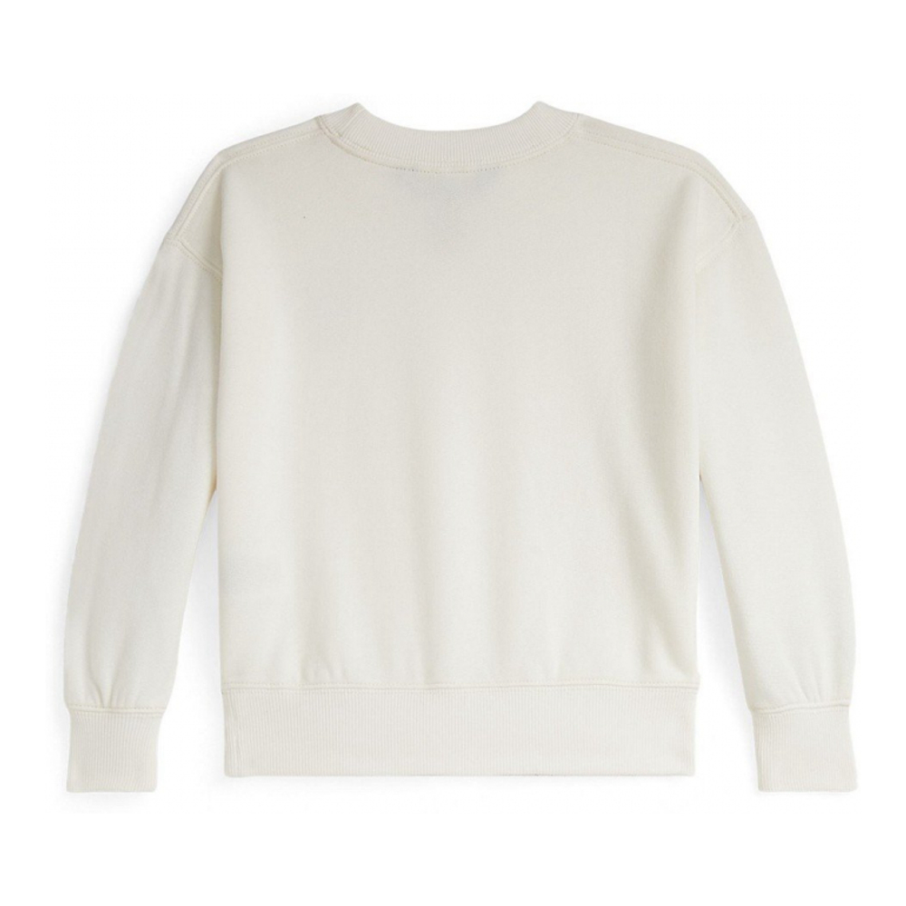 'Girls' 2T-6X Logo Crest Crewneck Sweatshirt'