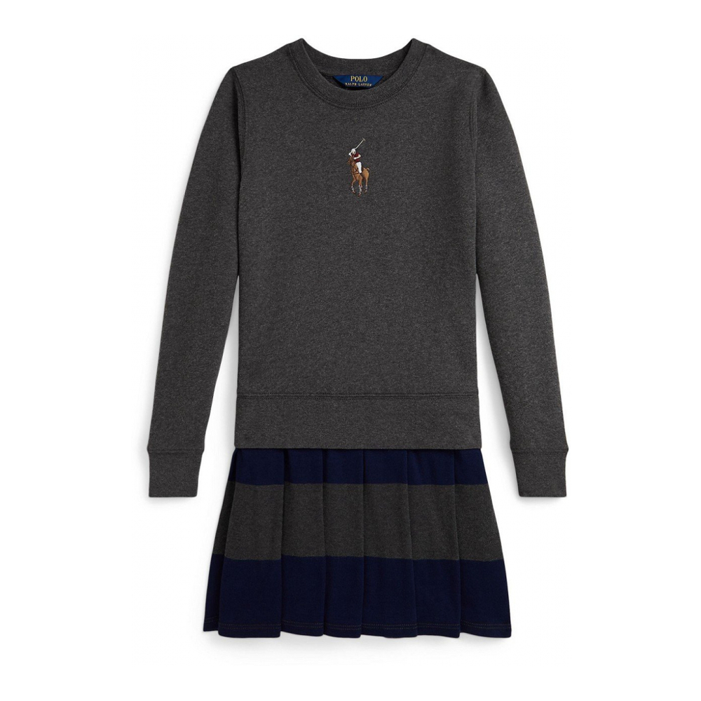 'Girls' 7-16 Big Pony Fleece Dress'