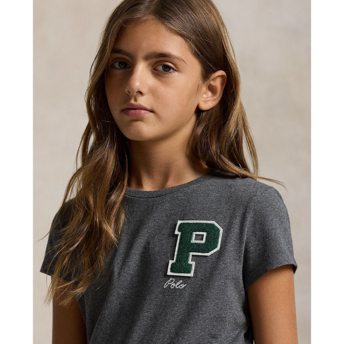 'Girls' 7-16 Letterman Short Sleeve T-Shirt'