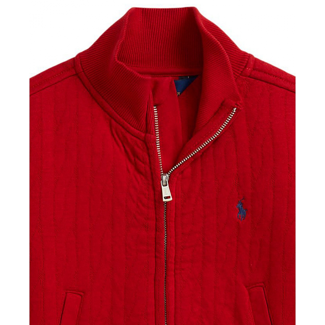 'Girls' 2T-6X Quilted Cable-Motif Jacket'