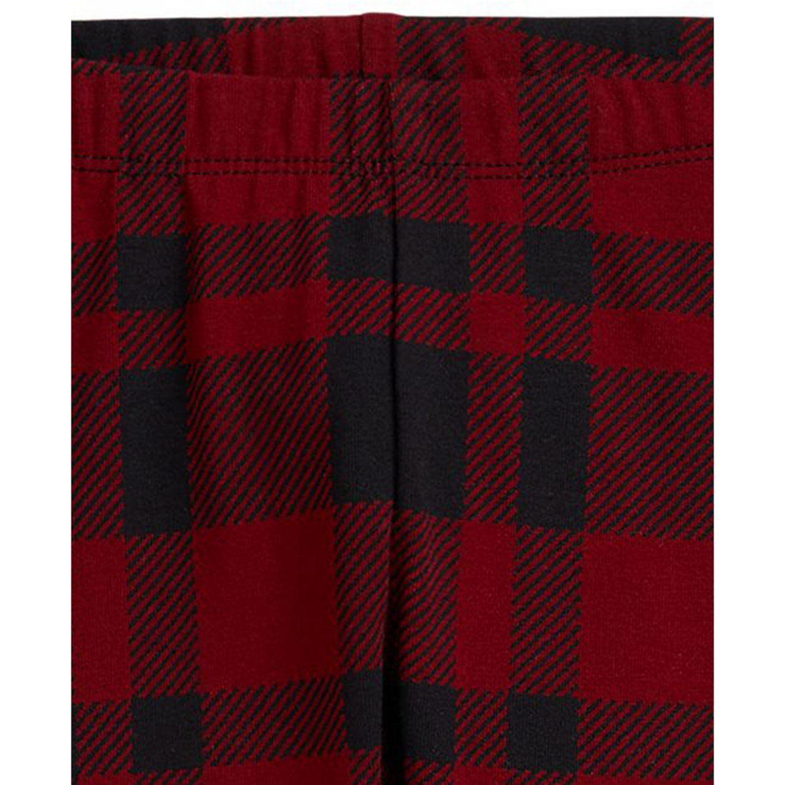 'Girls' 2T-6X Elastic Plaid Leggings'