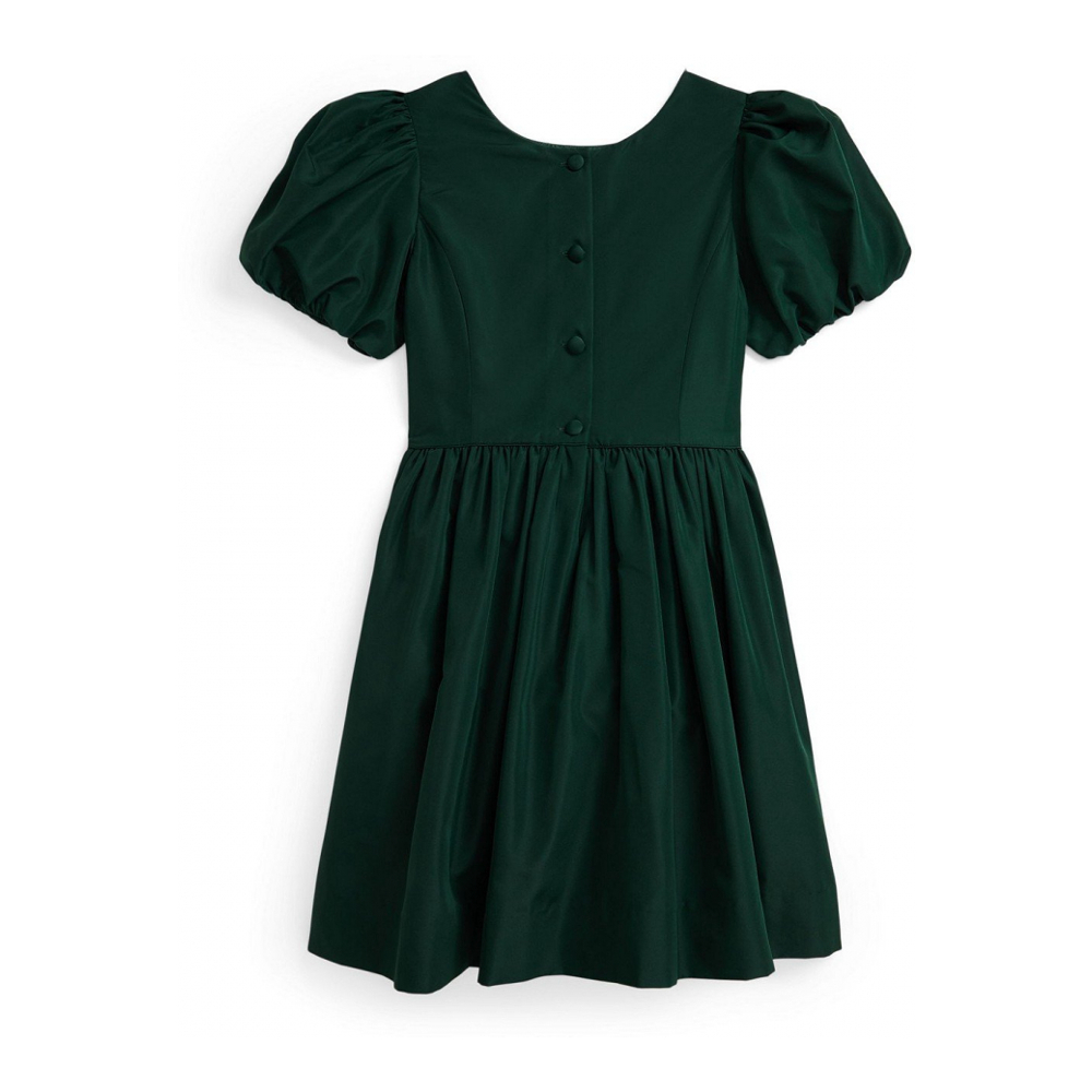 'Girls' 7-16 Balloon Sleeve Taffeta Dress'