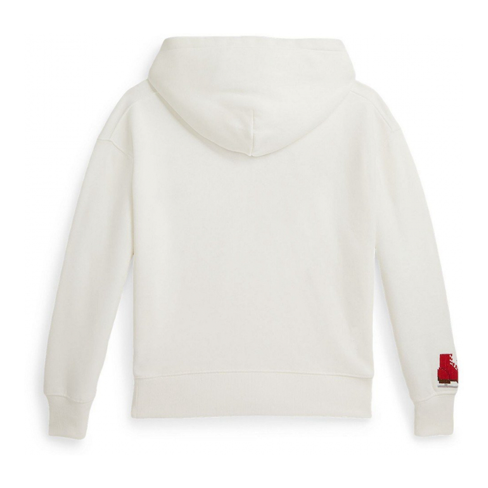 'Girls' 7-16 Logo Embroidered Long-Sleeve Hoodie'